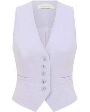 Zimmermann Luna Waistcoat - Purple