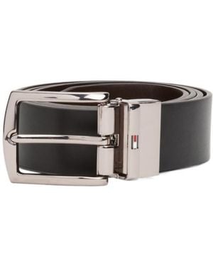 Tommy Hilfiger Reversible Leather Belt - White