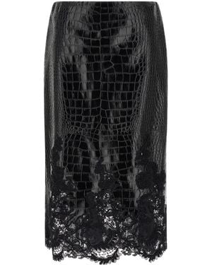 Ermanno Scervino Lace Skirt - Black