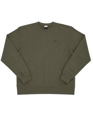 Nike Logo-Embroidered Sweatshirt - Green