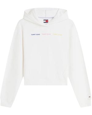 Tommy Hilfiger Long-Sleeved Sweatshirt - White