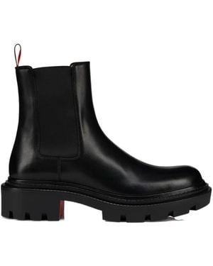 Christian Louboutin Devon University Ankle Boots - Black
