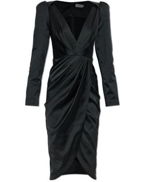 Balmain Long-Sleeved Dress - Black