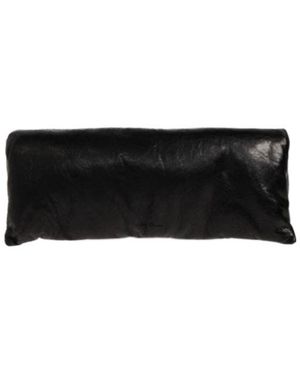 Rick Owens Foldover Clutch Bag - Black