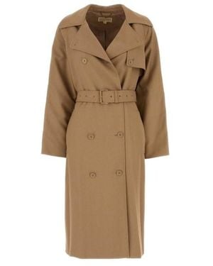 MICHAEL Michael Kors Trench Coats - Natural