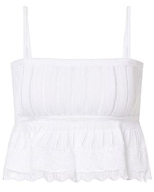Alaïa Top With Tie Detail - White