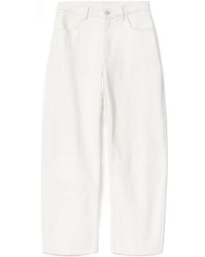 AllSaints Sadie Barrel Leg Denim Jeans - White