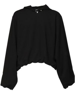 HELIOT EMIL Hooded Jumper - Black