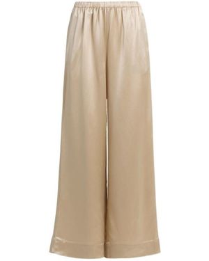 By Malene Birger Elastic Waistband Casual Pants - Natural