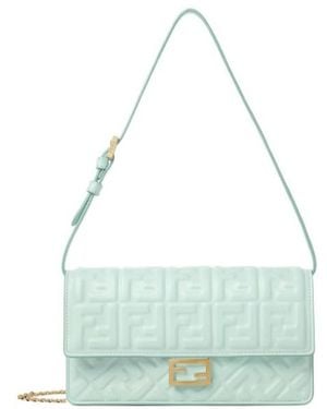 Fendi Wallet On Chain Baguette - Green