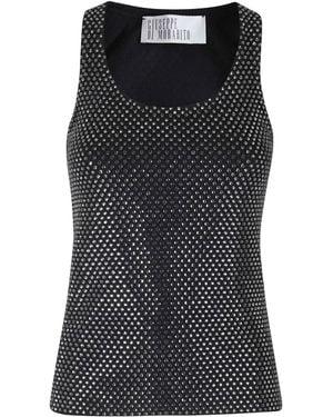 GIUSEPPE DI MORABITO Crew Neck Vest - Black