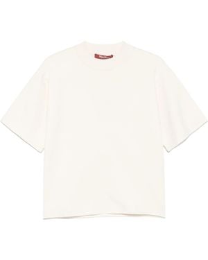 Max Mara Short-Sleeved T-Shirt - White
