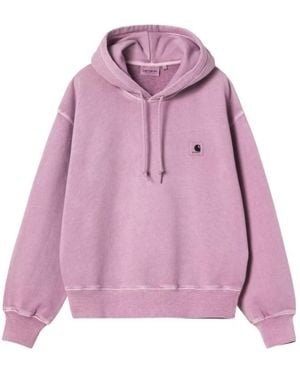 Carhartt Logo-Patch Hoodie - Pink
