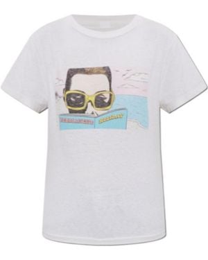 RE/DONE Graphic Print T-Shirt - White