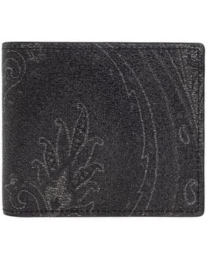 Etro Arnica Bifold Wallet - Black