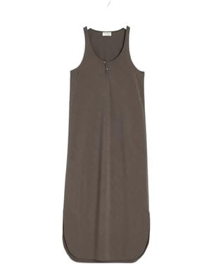 Lemaire Sleeveless Midi Dress - Brown