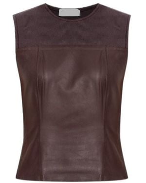 Samsøe & Samsøe Sleeveless Tops - Brown