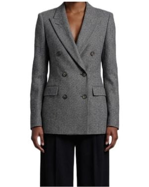 Tagliatore Paris Double-Breasted Jacket - Gray