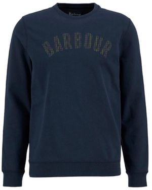 Barbour Berwick Logo-Appliqué Jumper - Blue