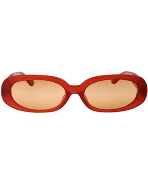 Rowen Rose Oval Frame Sunglasses NWT ROWEN ROSE X LINDA FARROW – Rowen Rose main image 3