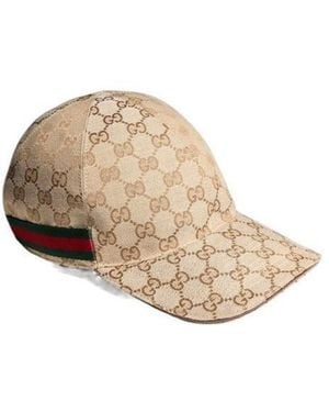 Gucci Gg Baseball Hat - Natural