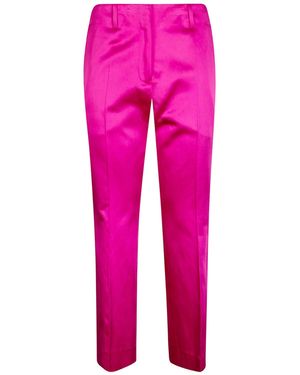 Dries Van Noten Cropped Flared Pants - Pink