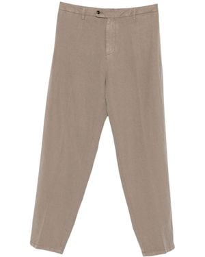 Dondup Pressed-Crease Straight-Leg Pants - Gray