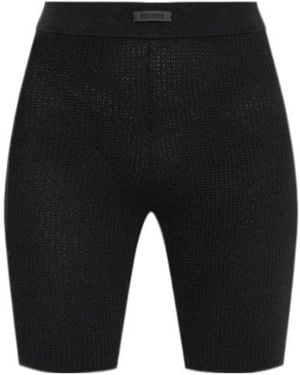 Fear Of God Waffle Biker Shorts - Black