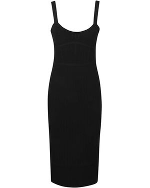 Patrizia Pepe Party Time Sleeveless Midi Dress - Black