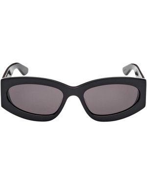 Gcds Logo Temple Sunglasses - White