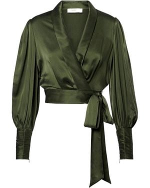 Zimmermann Long-Sleeved Top - Green