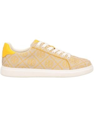 Tory Burch Logo Low-Top Loafers - Natural