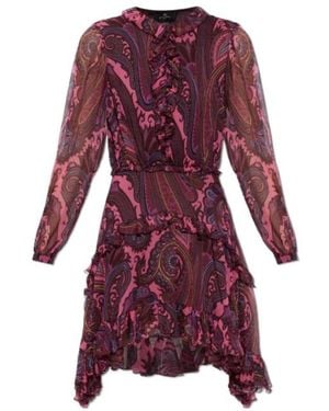 Etro Long Sleeve Dress - Red