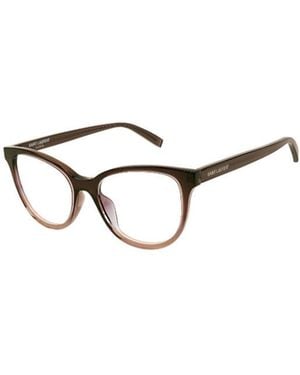 Saint Laurent Eyewear Cat-Eye Frame Glasses - White