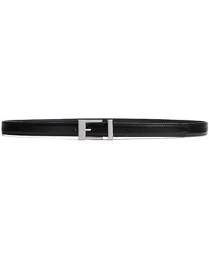 KHAITE Manhattan Belt - White