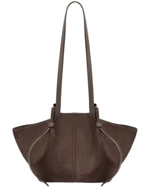 Yuzefi Mochi Drawstring Shoulder Bag - Brown
