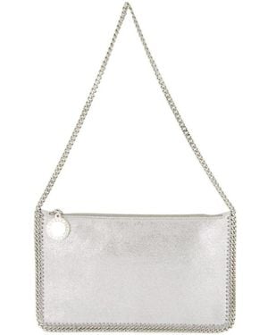 Stella McCartney Falabella Zipped Clutch Bag - White