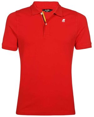 K-Way Short-Sleeved Polo Shirt - Red