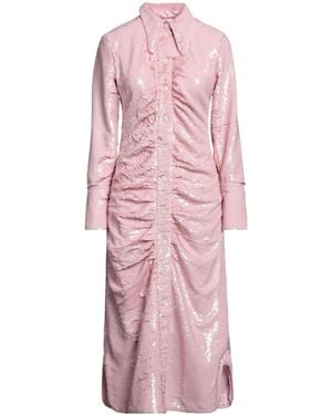 Ganni Sequinned Dress - Pink