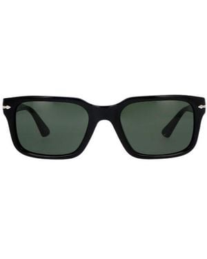 Persol Rectangle Frame Sunglasses - Green