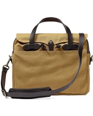 Filson Compact Briefcase Bag - Metallic