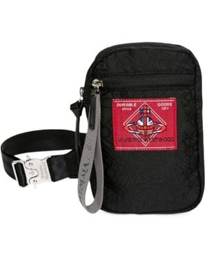 Vivienne Westwood Zippered Crossbody Bag - Black