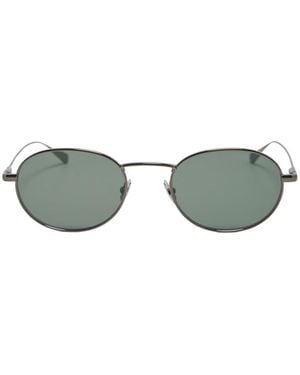Saint Laurent Eyewear Sl 799 Round Frame Sunglasses - Green