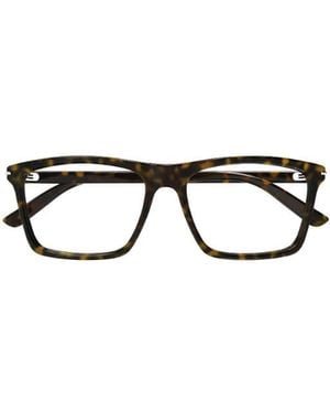 Gucci Eyewear Rectangular Glasses And Frames - White
