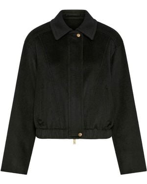Marella Casual Zip-Up Jacket - Black
