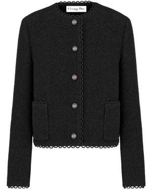 Dior Cropped Jacket - Black