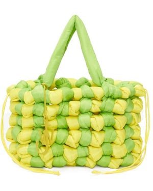 JW Anderson Knotted Bucket Bag - Yellow