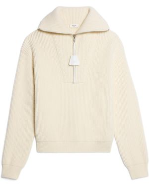 Celine Wool And Cashmere Jumper - Natural