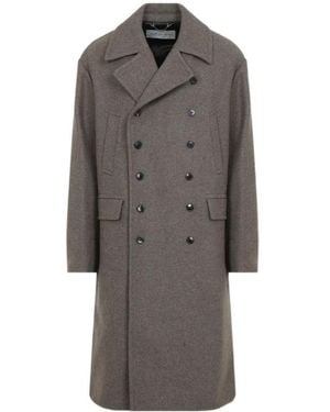 Dries Van Noten Long-Sleeved Coat - Gray
