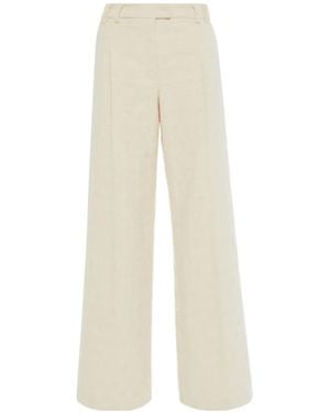 La DoubleJ La Comasca Jacquard Trousers - White